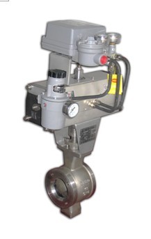 氣動V型調節(jiē)球閥 氣動V型調(diào)節球閥