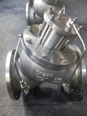 不(bú)鏽鋼活塞式多功能水泵控製閥(fá) 不鏽鋼活塞式多功能水泵控製閥