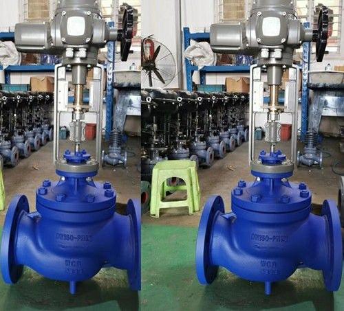 氨氣水蒸(zhēng)氣混合氣電動調節(jiē)閥 氨氣水蒸氣混合氣電動調節閥(fá)