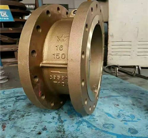 C98500鎳（niè）鋁（lǚ）青銅對夾止回閥