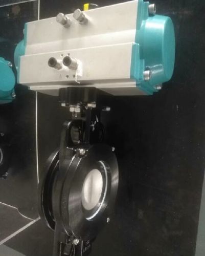 氣動對夾雙偏心蝶閥_氣動雙偏心（xīn）蝶閥